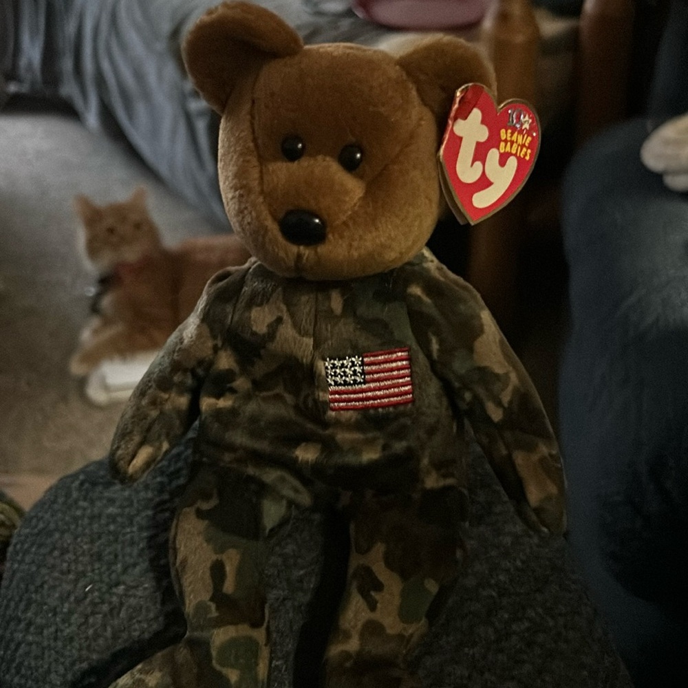 Hero beanie baby